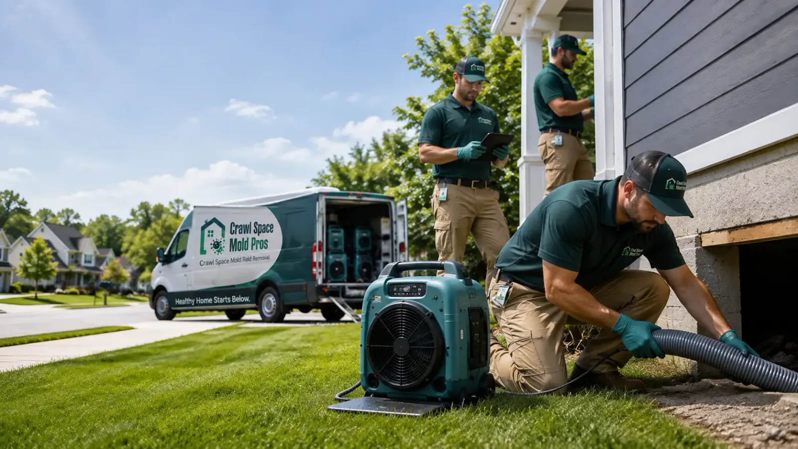 Crawl Space Mold Removal in Susquehanna, PA